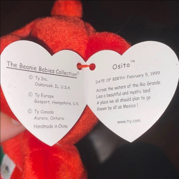 Mexico Ty Beanie Baby 1999 - Picture 3 of 3